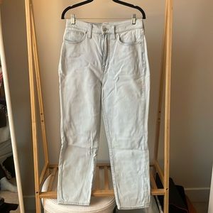 Madewell the momjean, size 28, like new! Barely worn!